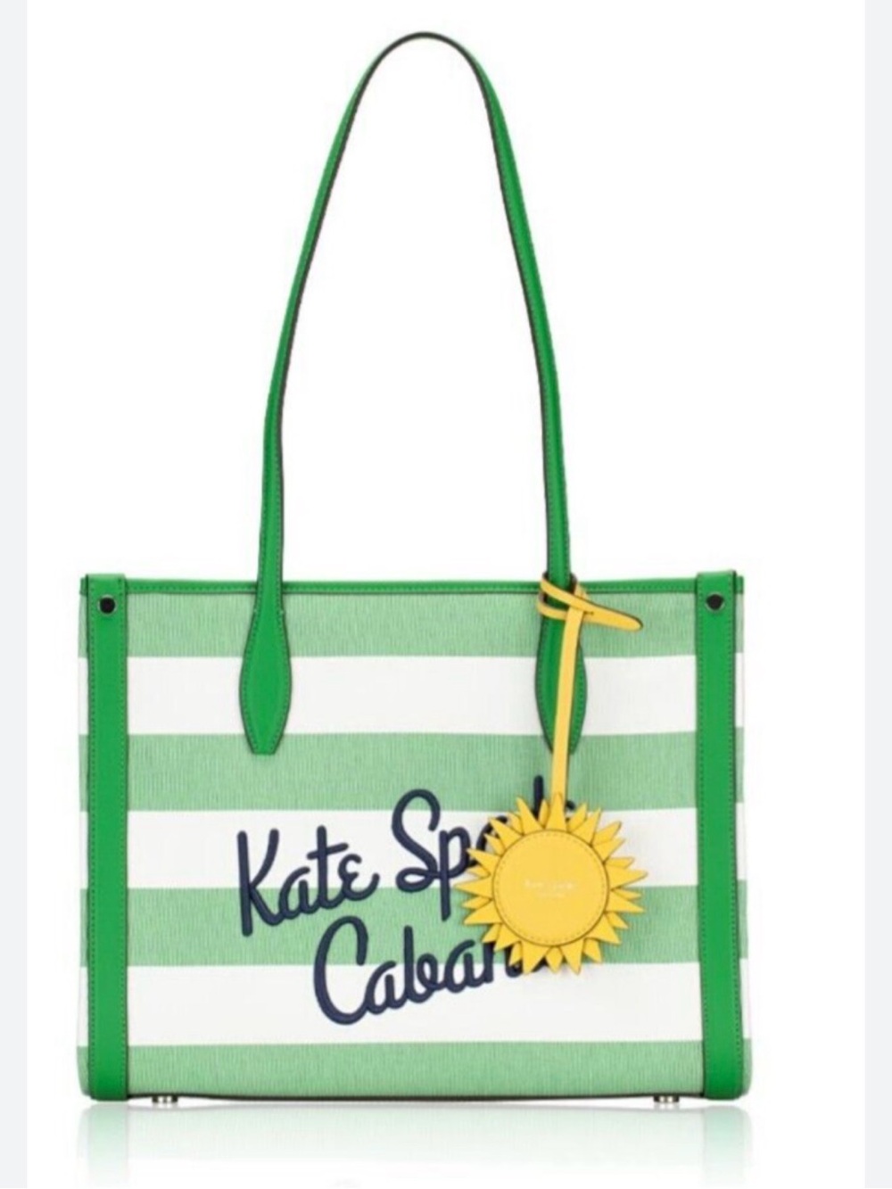Kate Spade NWT $228 MSRP Market Cabana Stripe Tote Bag